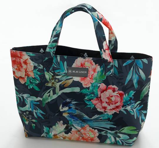 MM Linen - Tote Bag and Make Up Pouch - Kiku